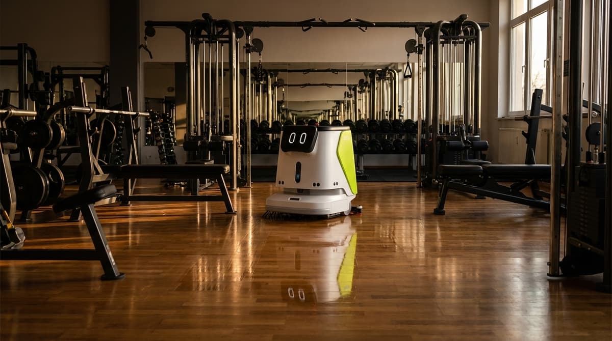 Reinigungsroboter für Fitnessstudios