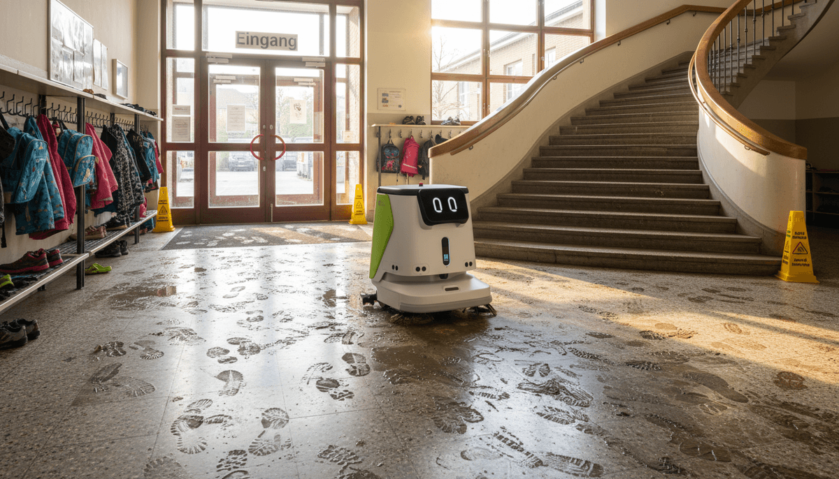 Reinigungsroboter für Schulen