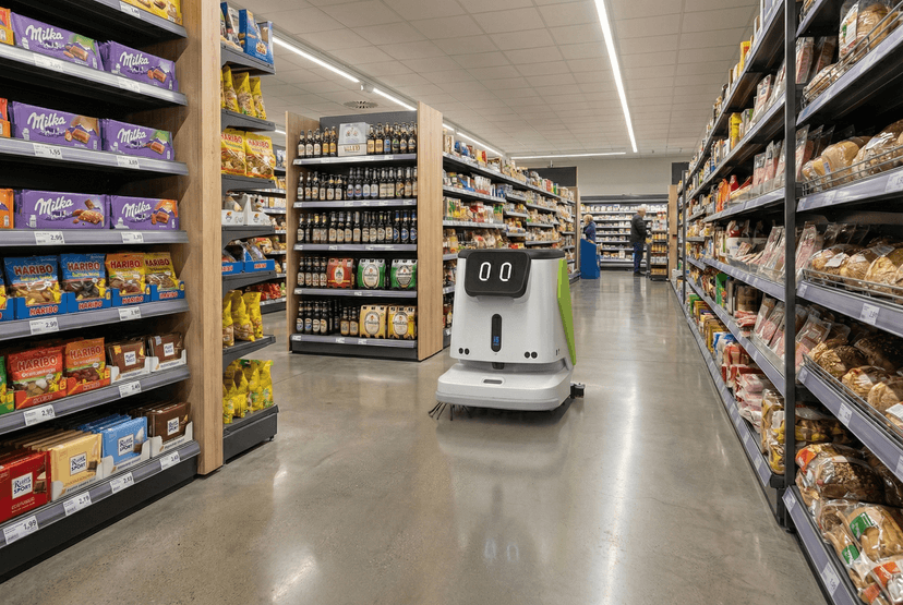 Reinigungsroboter im Einzelhandel