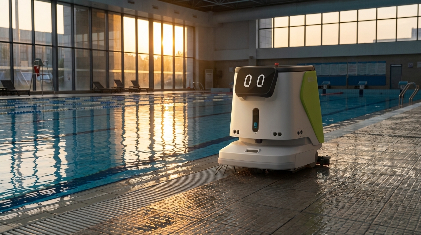Reinigungsroboter im Schwimmbad